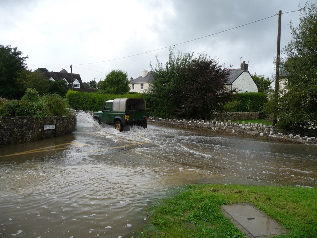 The river came a road again by cowbridgeguide.co.uk