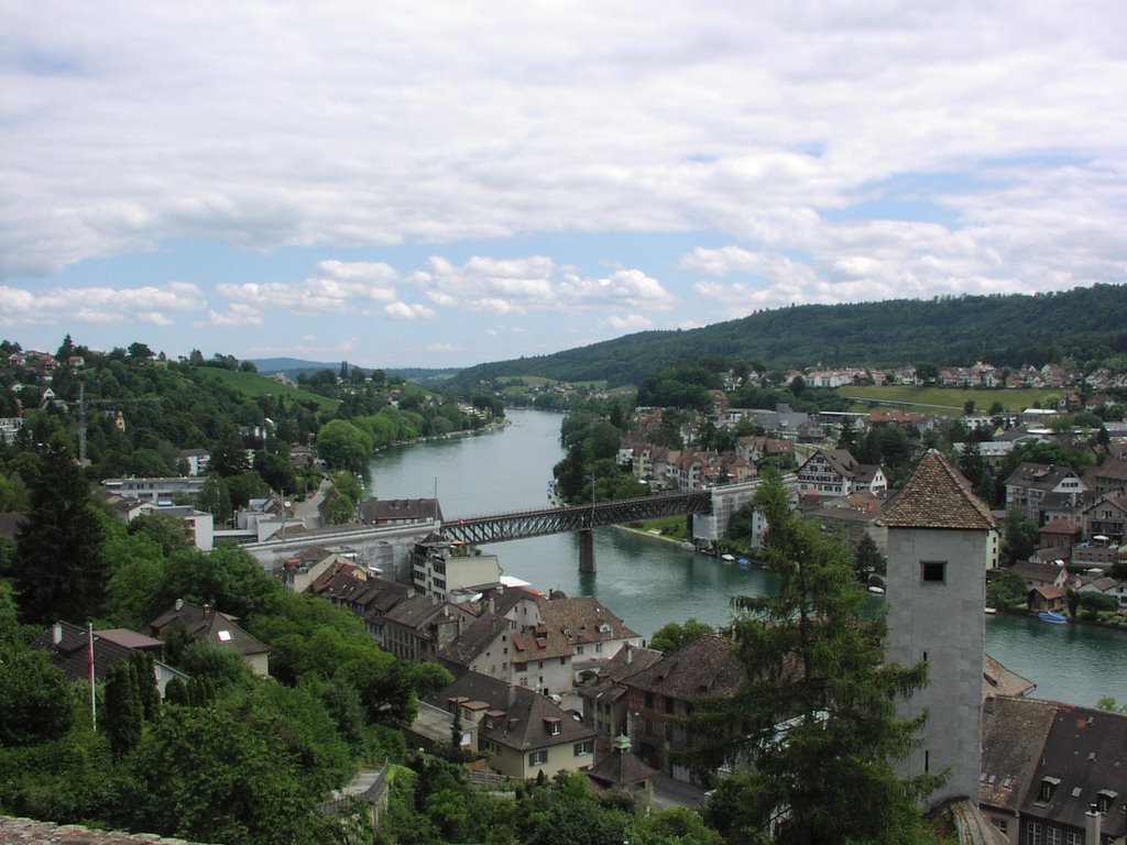 Schaffhausen & Rhein from Munot by jameswoodap