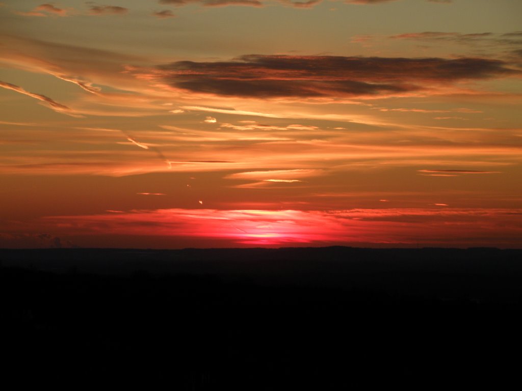 Sunset in Somerset by Neil Huber