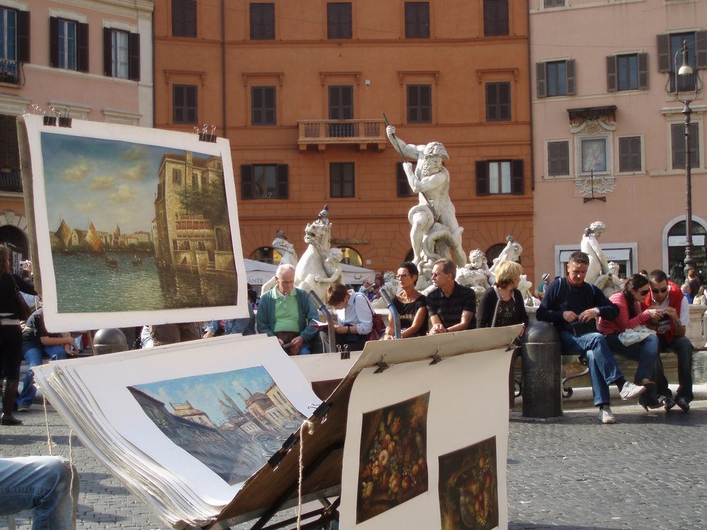 Piazza Nabona by Carlos Nicolas Velas…