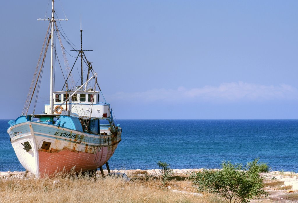 Fishing boat, Latchi, Polis, Cyprus by robclarke1