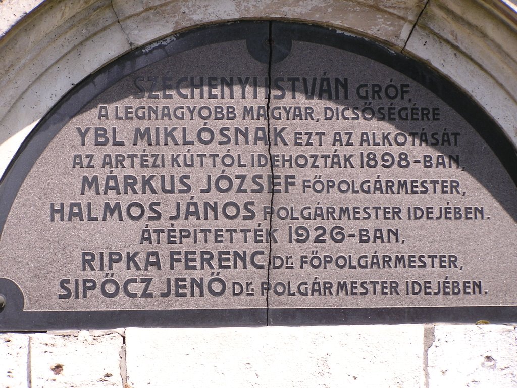 Megemlékezés a Margit-szigeti artézi kútról a Széchényi kilátón by www.budapestcityguid…