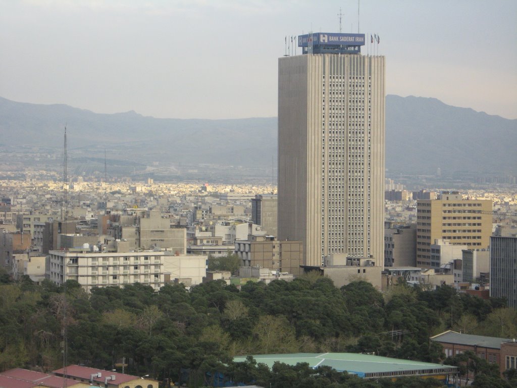 Sepehr Tower from NIOPDC Building by AMIRARSALAN