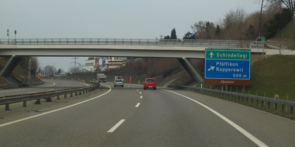 Highway "A3" Switzerland (03/2009) by NilsW