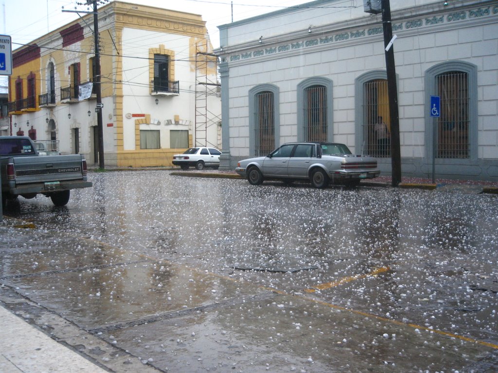 Granizada en la presidencia municipal by anarbolleal