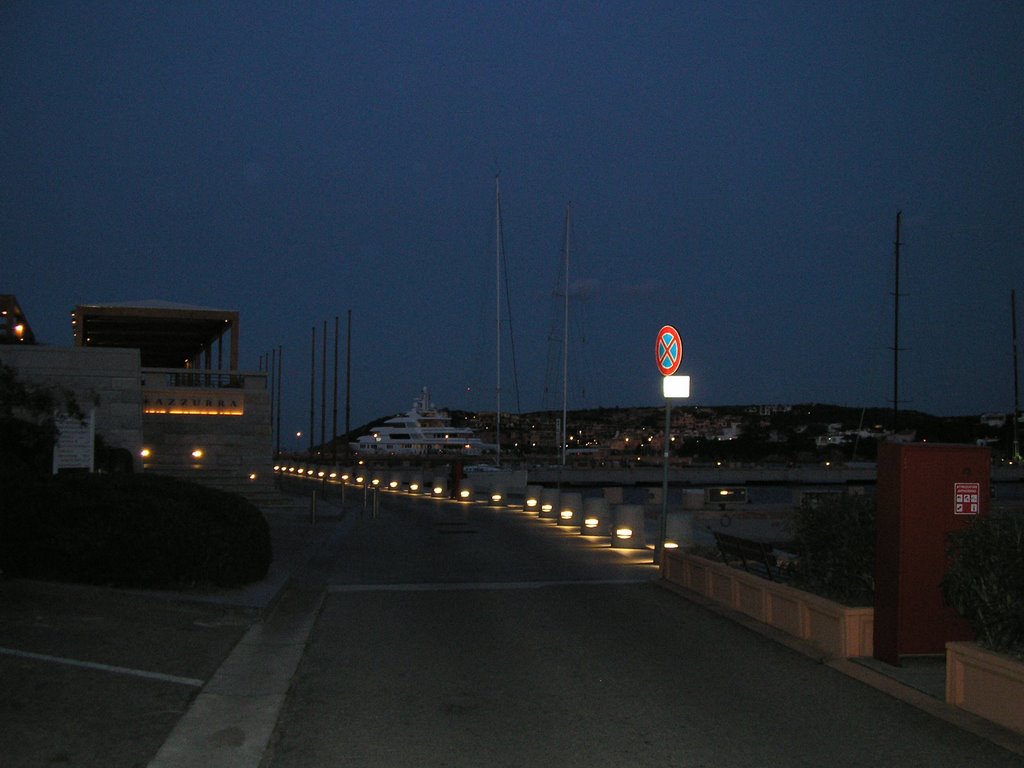 Porto cervo marina by night by tiki beach