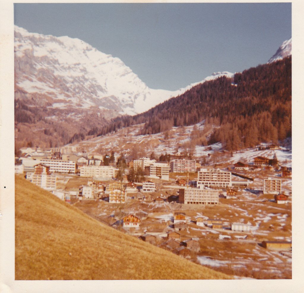 Leukerbad 1970 by Frieda Spitaller