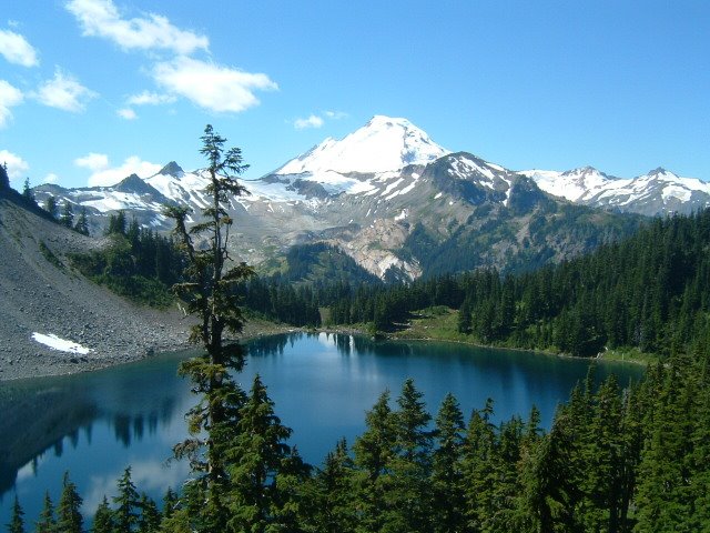 Iceberg Lake and Mt. Baker by JayCola