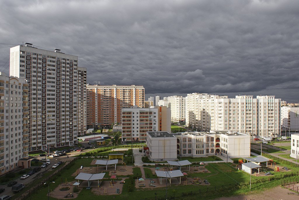 Москва, улица Марьинский Парк, д. 33. Вид из окна в сторону Северо-Востока by Геральд Бережнов