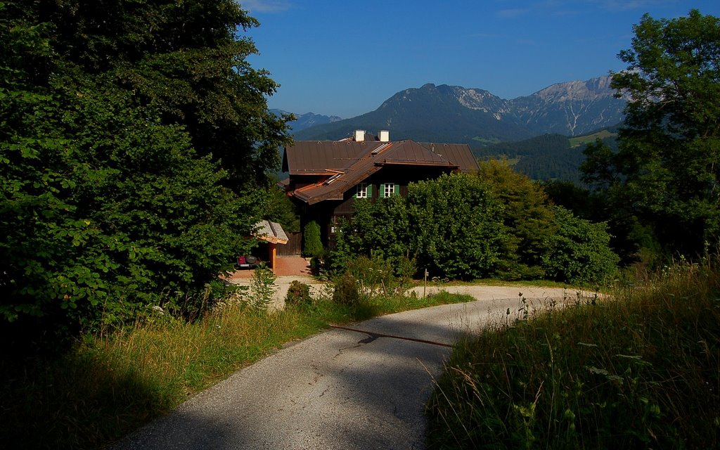 House of Albert Speer, background: Untersberg by Hans J.S.C. Jongstra