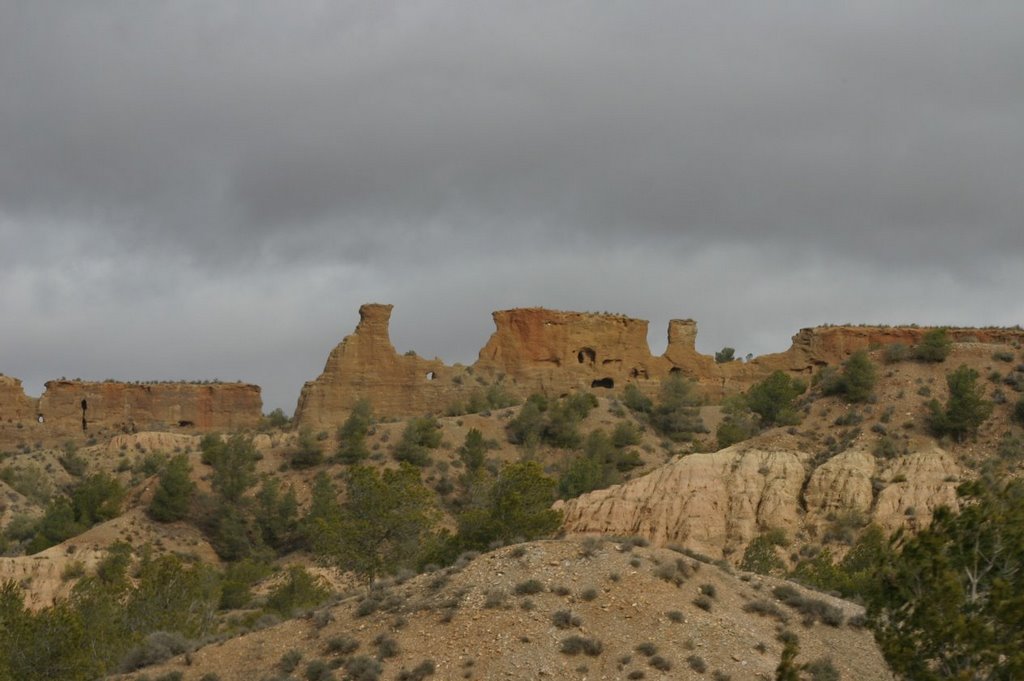 Landscape around Guadix 29 by Mihaly Barosi