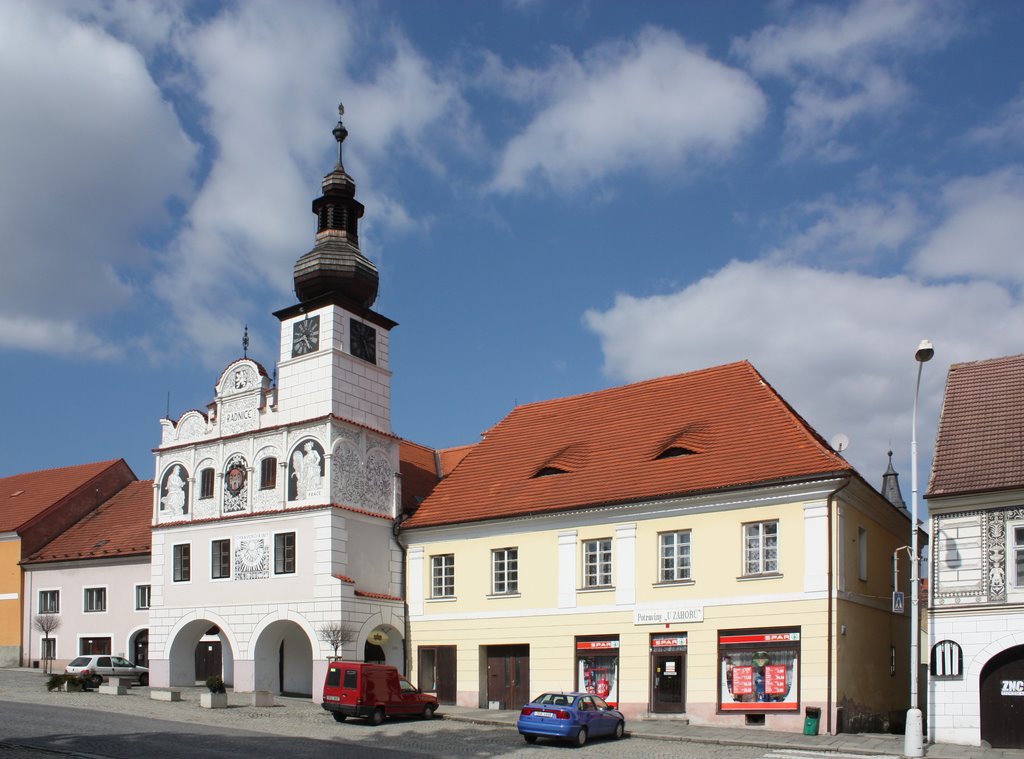 Volyně - townhall at the Palacky's square by RychvaldCZ