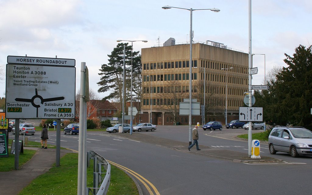 Horsey Roundabout, Yeovil by Donald Gray