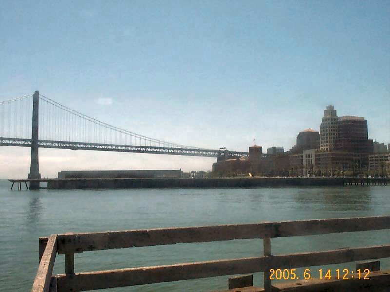 San Francisco Bay Bridge Approach by Latif Shahid