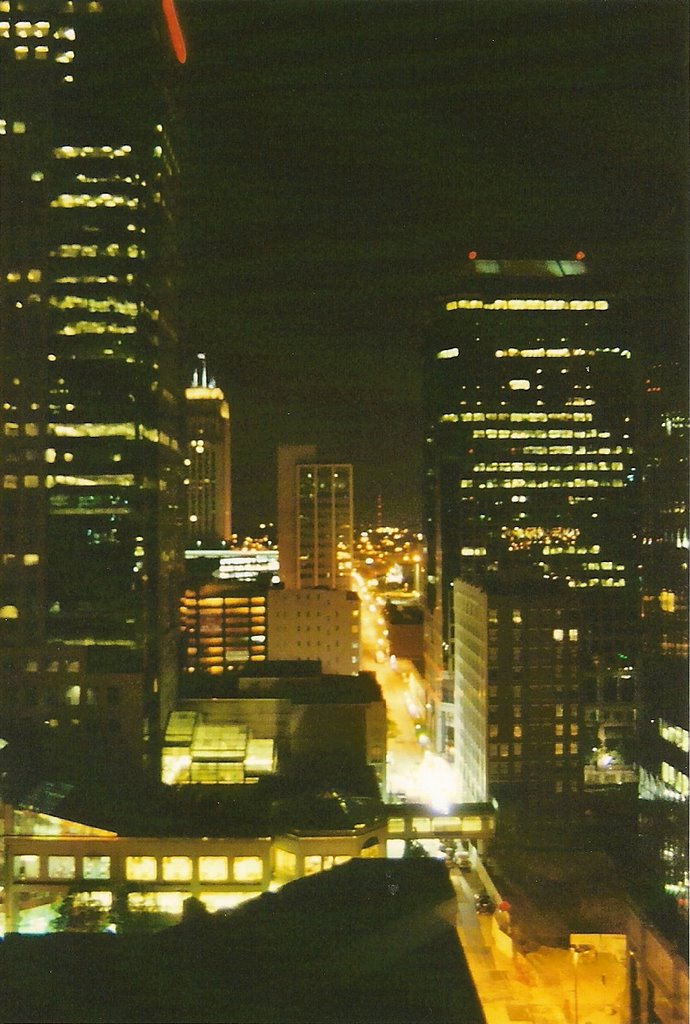 Night View from Hotel Phillips by Blake of the Bluffs