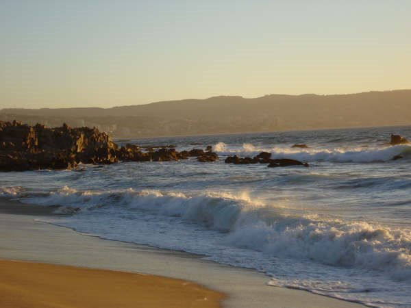 Playa atardecer Reñaca by Erik Muñoz