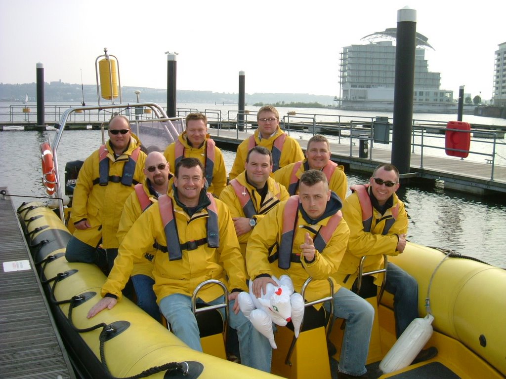 BOYS ON TOUR CARDIFF BAY by philrooks