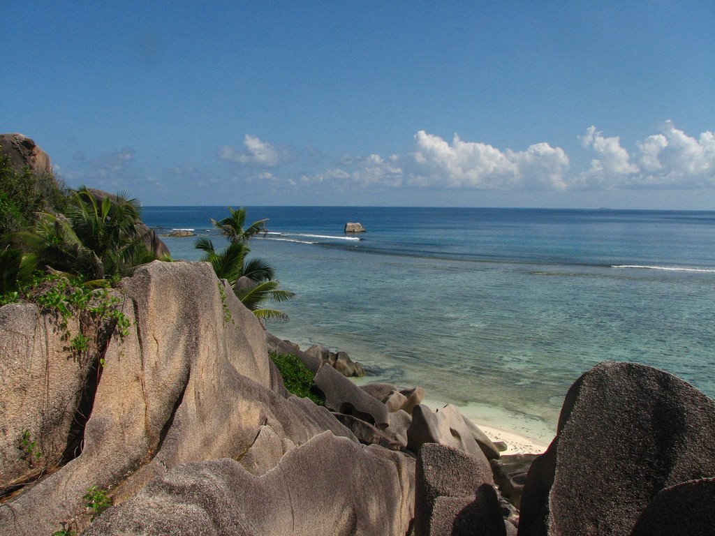 Seychelles,La Digue..Anse Source d'Argent by Alessandro Castellan…