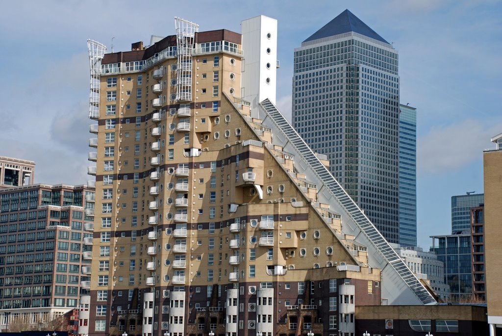 Flats - Isle of Dogs London by DrWatson