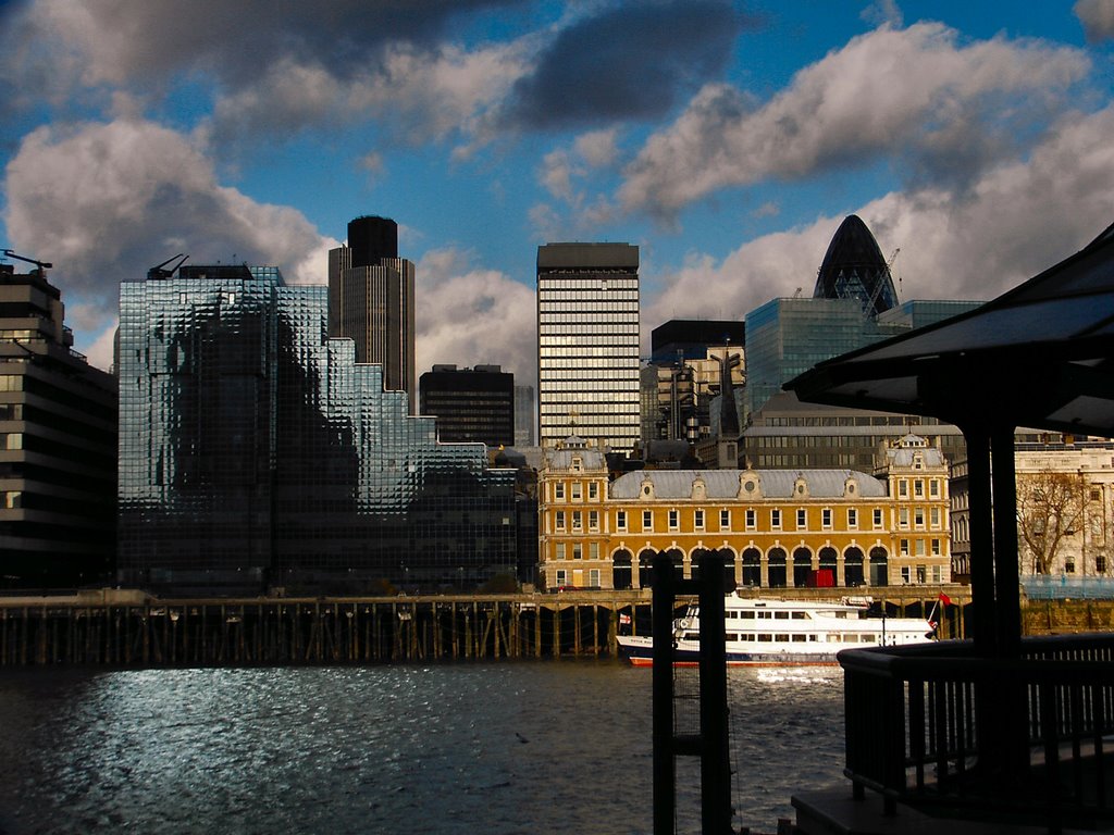 London Waterfront by Latif Shahid