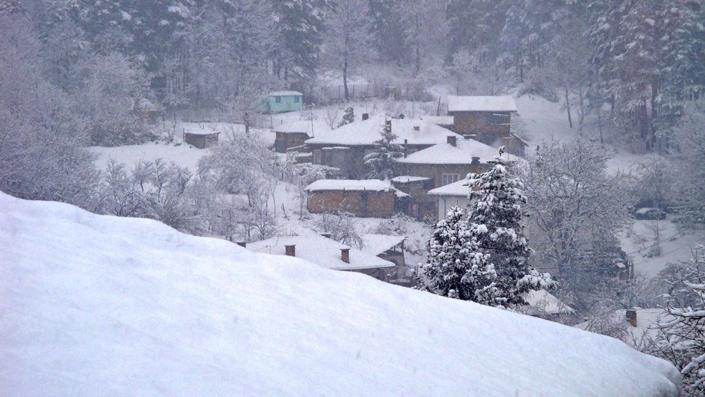 Snowy Springtime in Tryavna by Marty