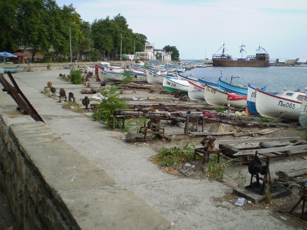 Поморие/Pomorie/a town on the sea/fishing boat by Ivan Dimitrov RAPTOR