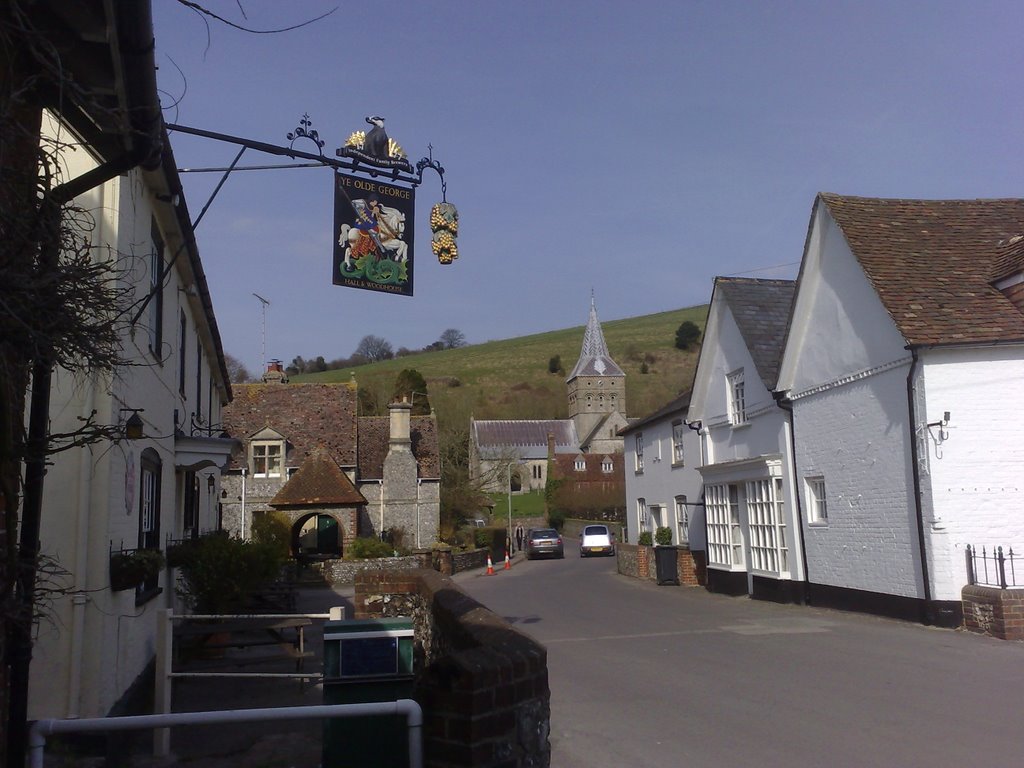 Ye Olde George Inn at East Meon by Crispin Bennett