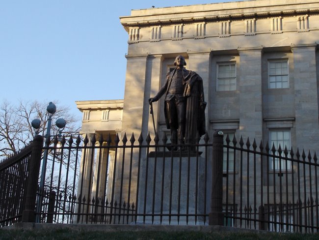 George Washington at the NC Capitol Bldg by zigzag8336