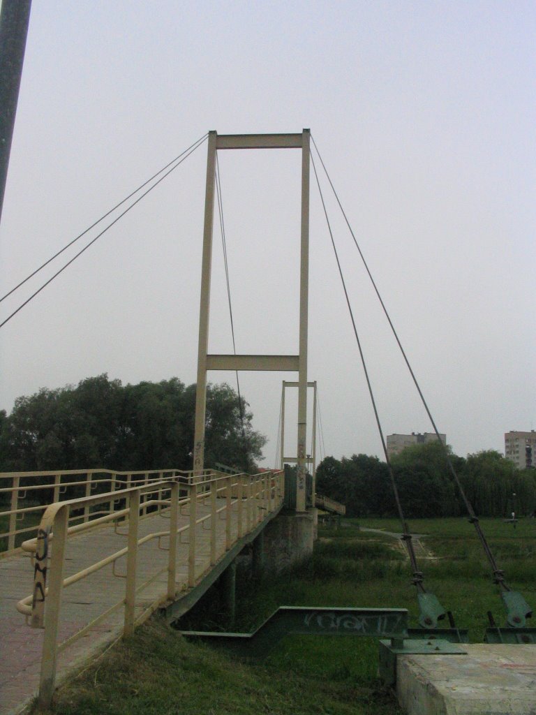 Kładka na Wisłoku. (Foot-bridge on Wislok river) by pmikosz