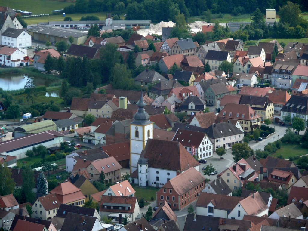 Kirche und Marktplatz by Dr. Rolf Schürger