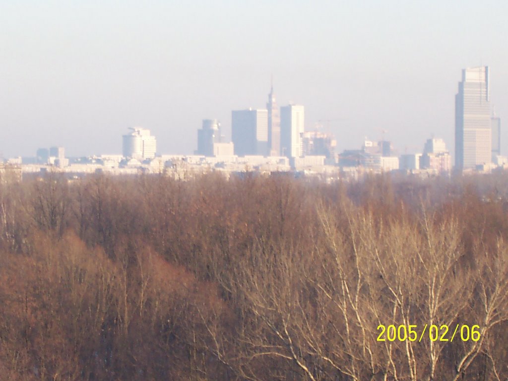 Warszawa - panorama z Bemowa by Webley