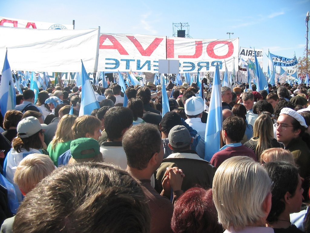 Acto de la fecha patria en Rosario. by concha morro