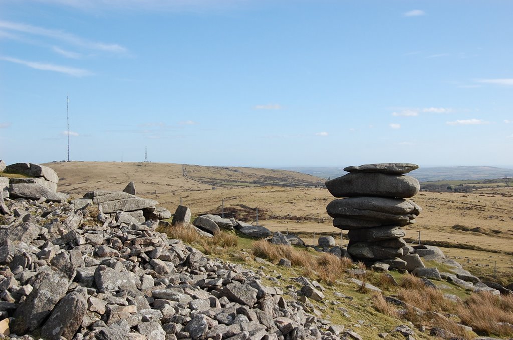 Cheesering Rocks and Caradon Hill by Grizz