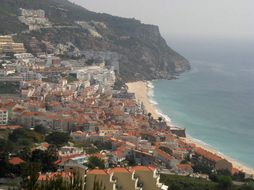 Sesimbra vista do Moinho de Palames by joaoffc