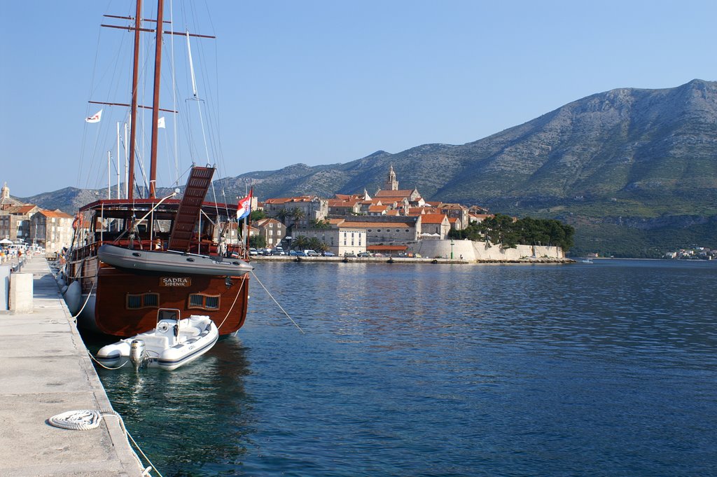 Korcula quai by Oleg Ryjkov