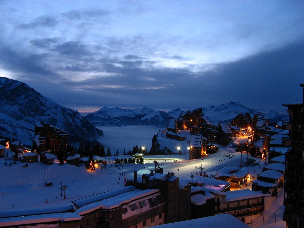 Atardecer en Avoriaz by pedrosuja