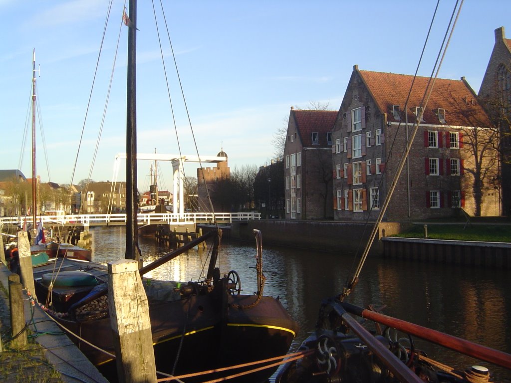 View from Thorbeckegracht by Wim Rietberg