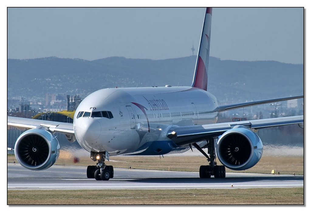 LOWW / VIE OE-LPD (Spirit of Austria) last delivered B777-200IGW to Austrian lineup at RWY16 by AustrianAviationArt