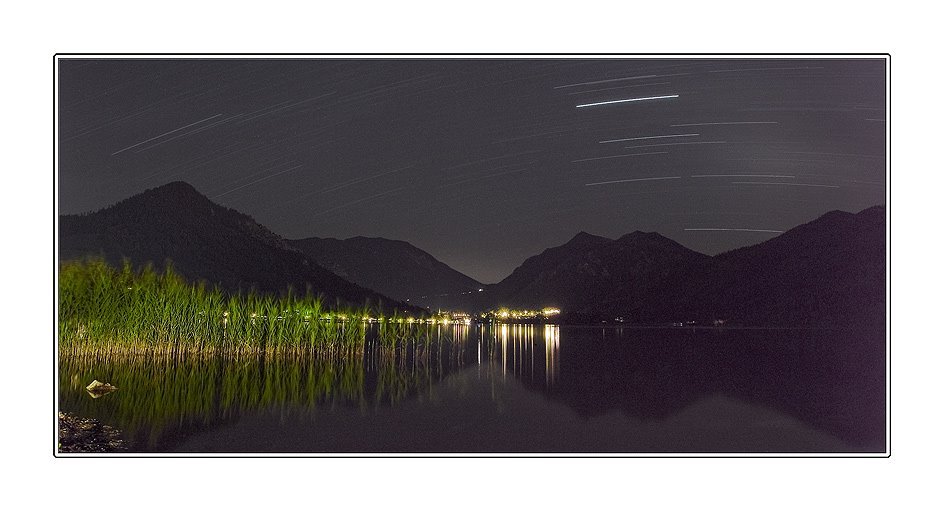 Schliersee bei nacht by F.Fürstenhoff