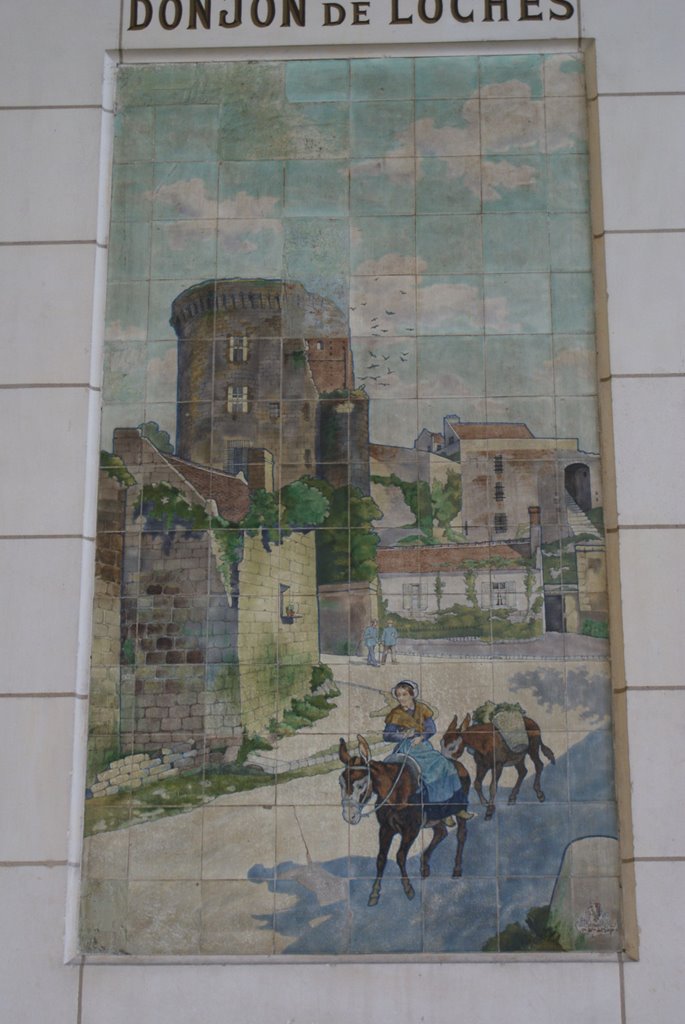 Tours depot Donjon de Loches mosaic by edprevett