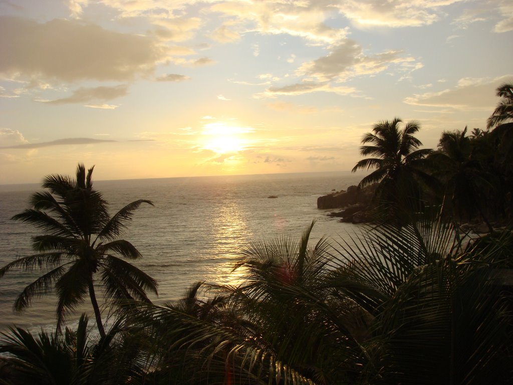 Seychelles, Mahe, sunset . January 2008 by JusRus