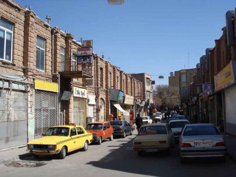 Monumental Stone-Made Shops (Ahrab St.)-March 2009 by Benyamin Tabrizi