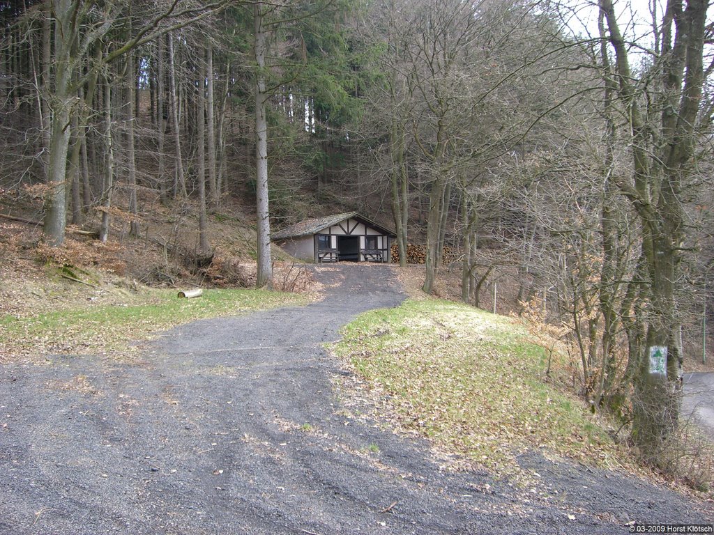 Blick auf die Grillhütte by horkatz