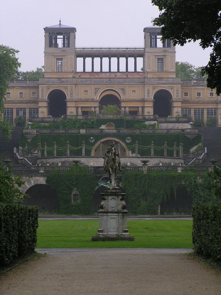 Potsdamm, Neue Orangerie from Sanssouci Park by Ghjenk