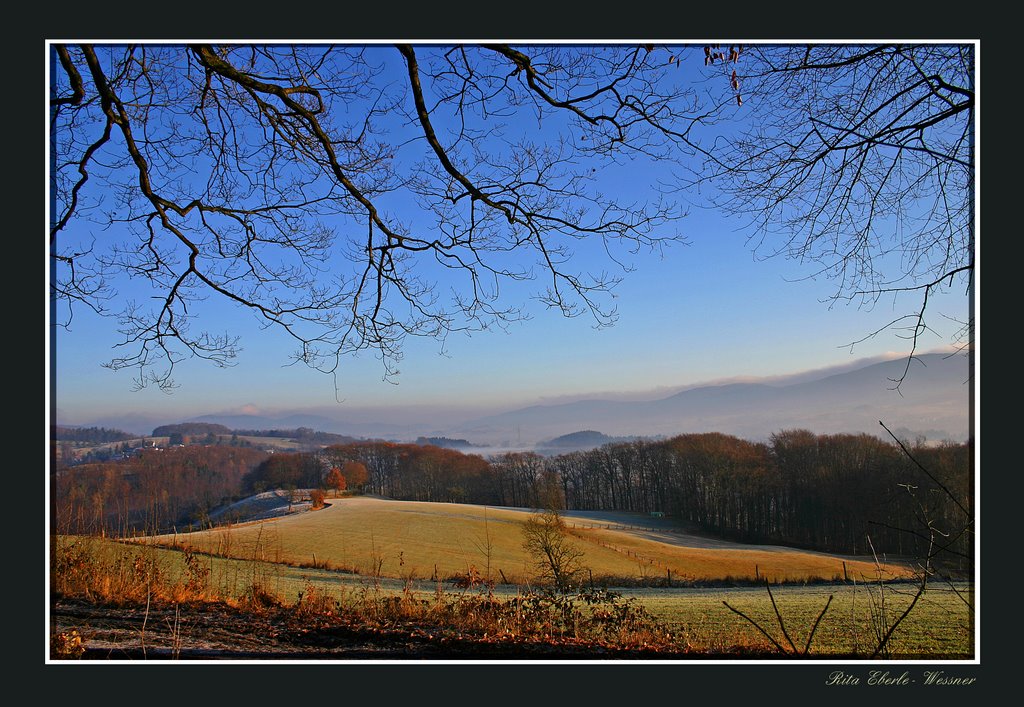 Blick ins Weschnitztal by Rita Eberle-Wessner