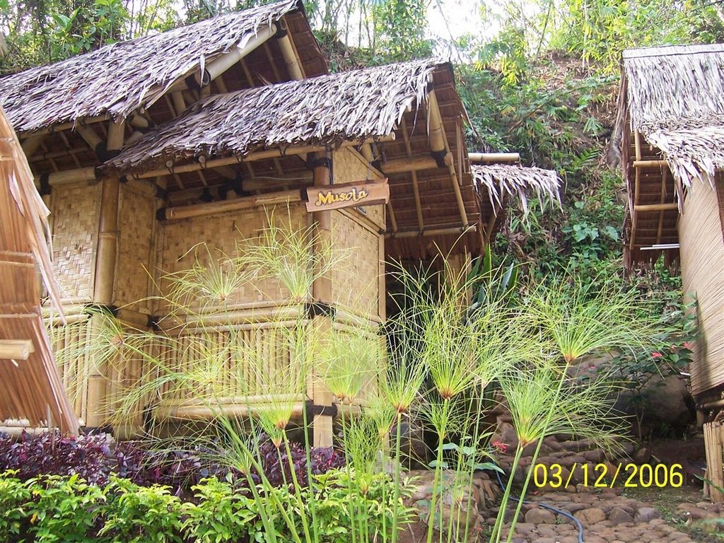 Nusa Traditional Cottages, at Citarik river by guillepuig54