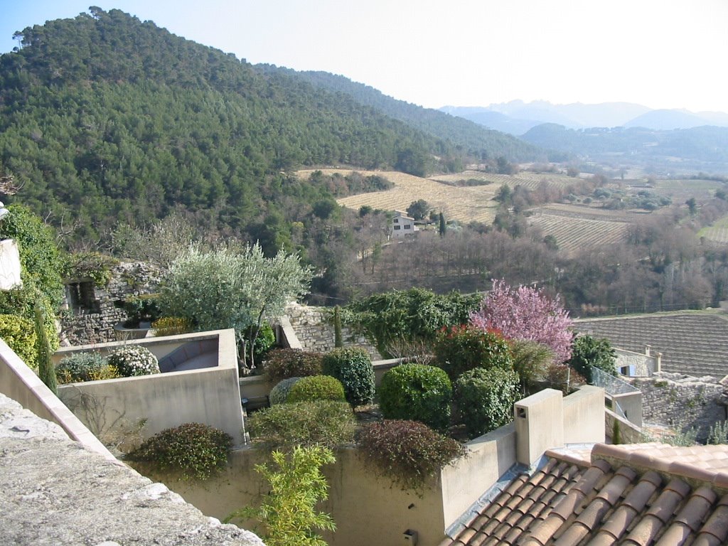 Seguret vista from hotel by MikeEdge