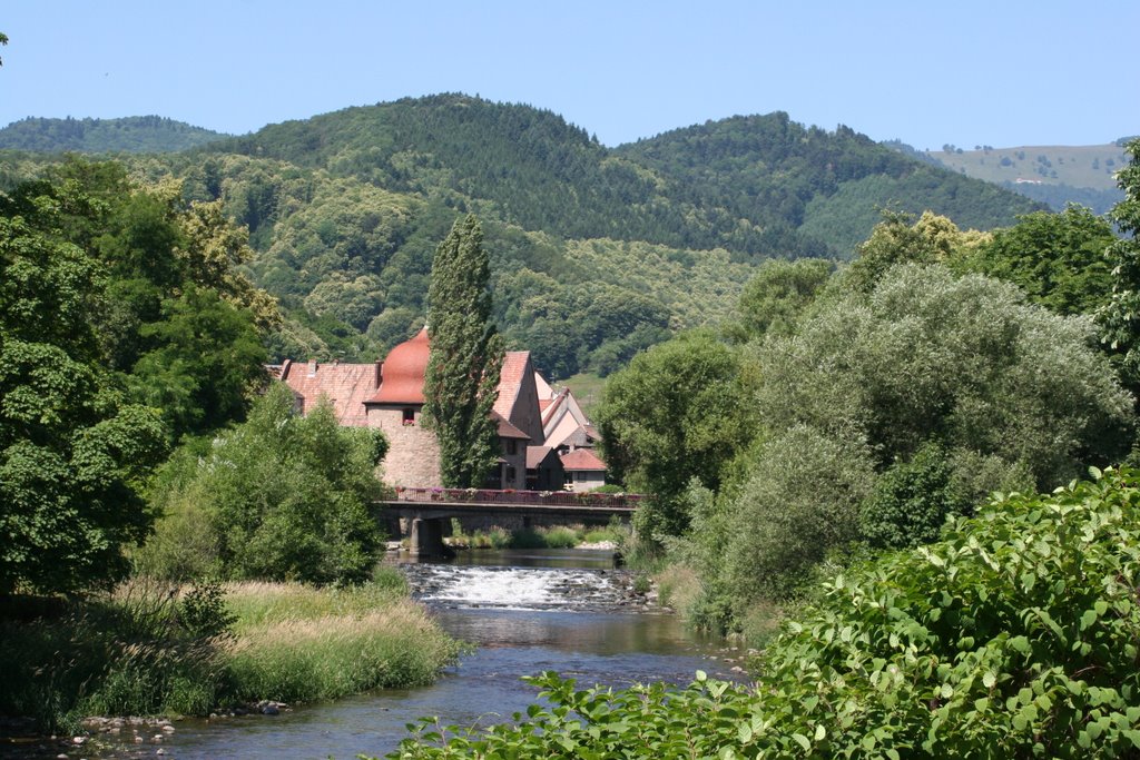 Tour des sorcières et rivière Thur by omalbos