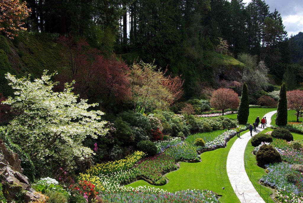 Butchart Gardens, BC by Wayne Rasmussen