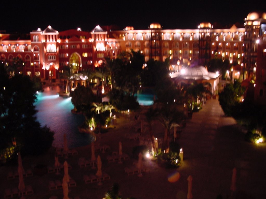 Grand Resort Hurghada at Night by mattschke